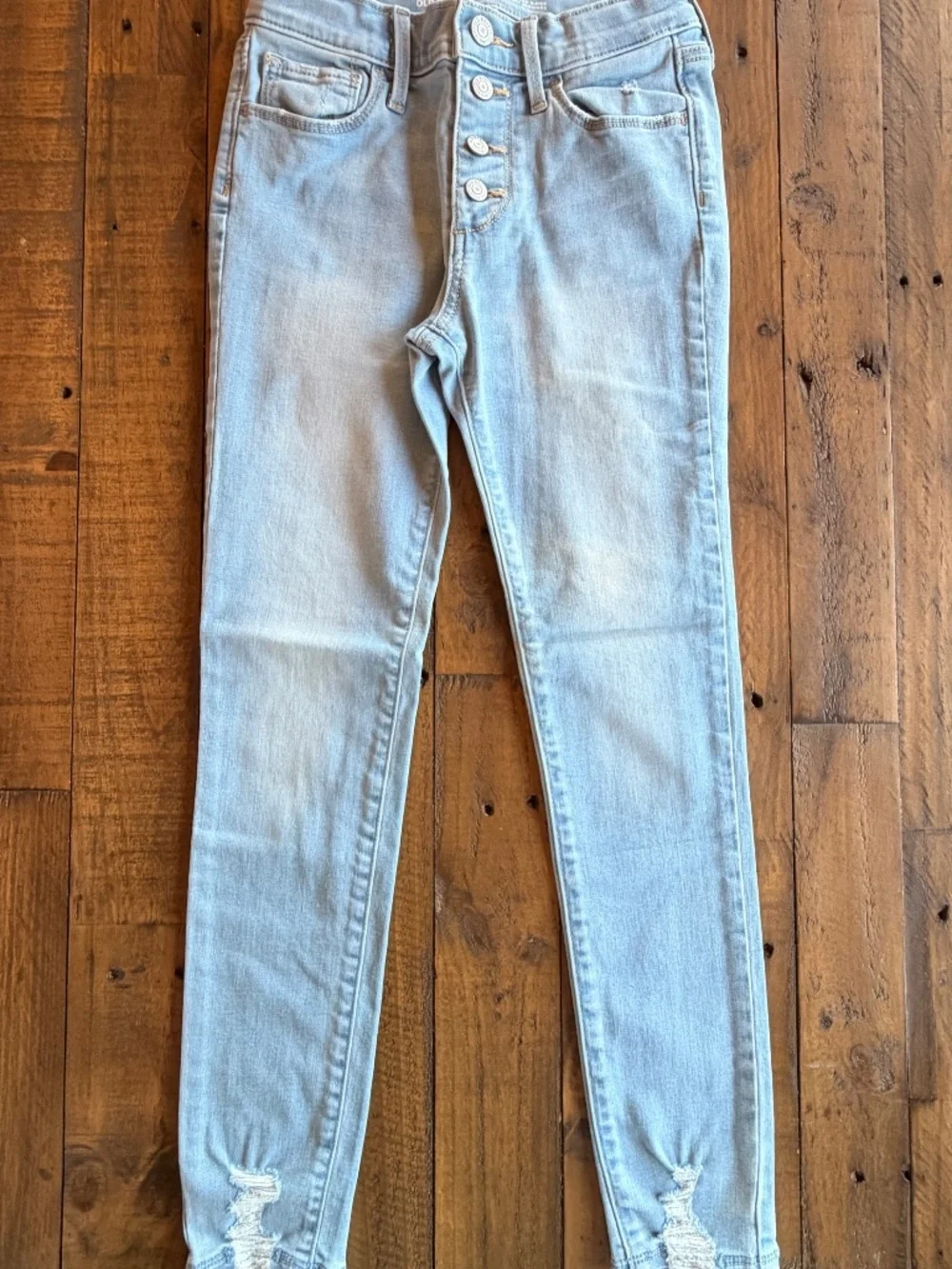 Old Navy Girls Jeans Lot Size 10 Slouchy Straight & Skinny